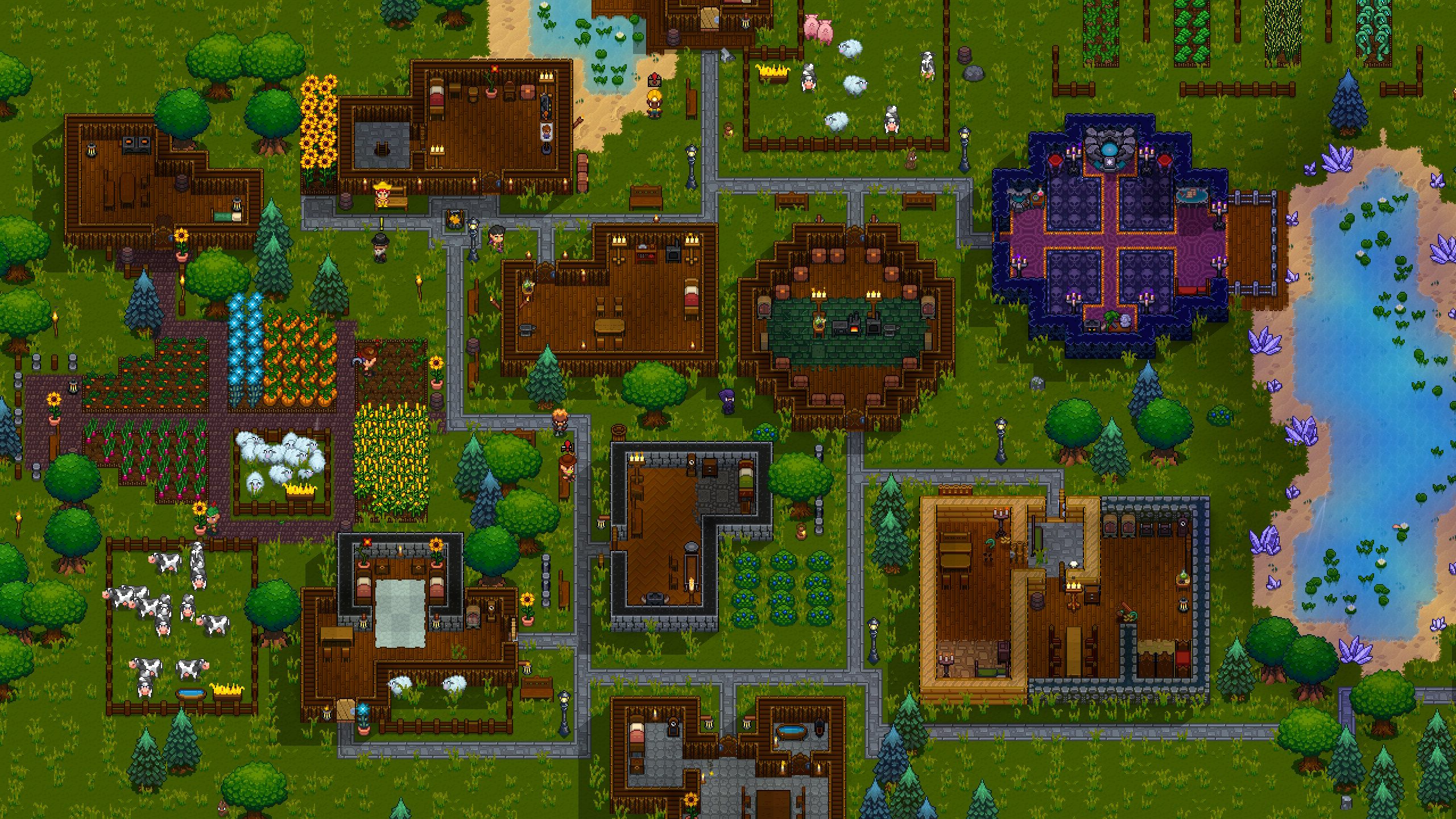 Necesse settlement overview